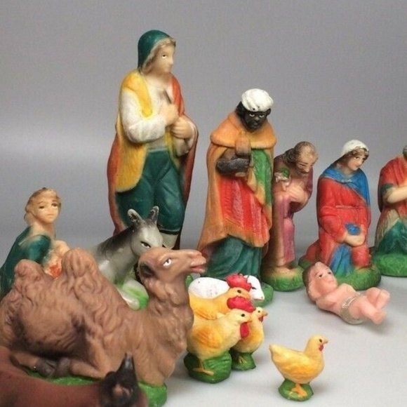Nativity Scene Christmas display Mary baby Bartolini Hijo Taller - Picture 6 of 13